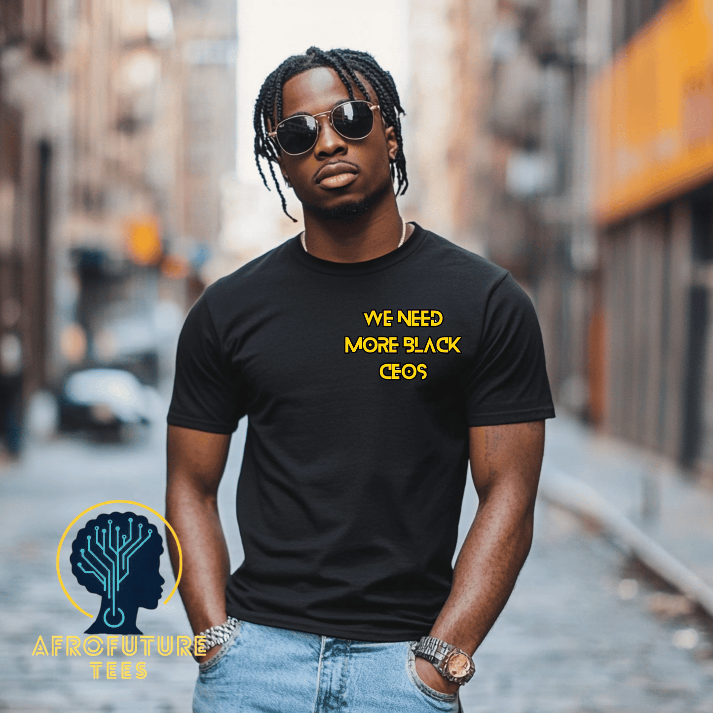 We Need More Black CEOs Embroidered Tee