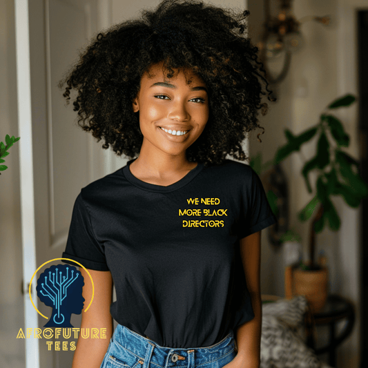 We Need More Black Directors Embroidered Tee