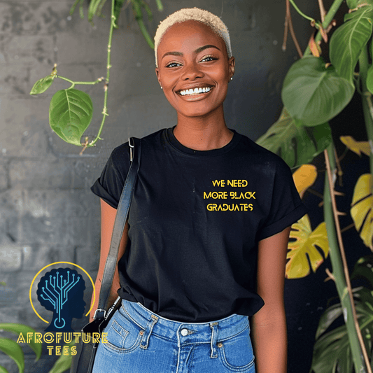 We Need More Black Graduates Embroidered Tee