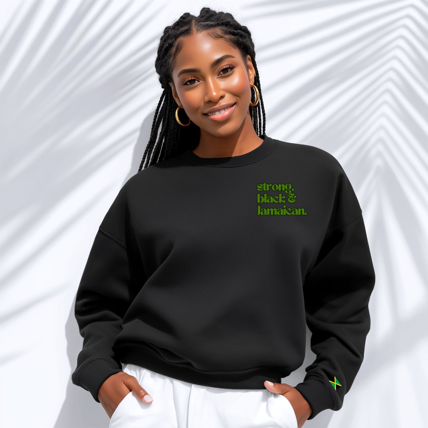Strong, Black & Jamaican Crewneck