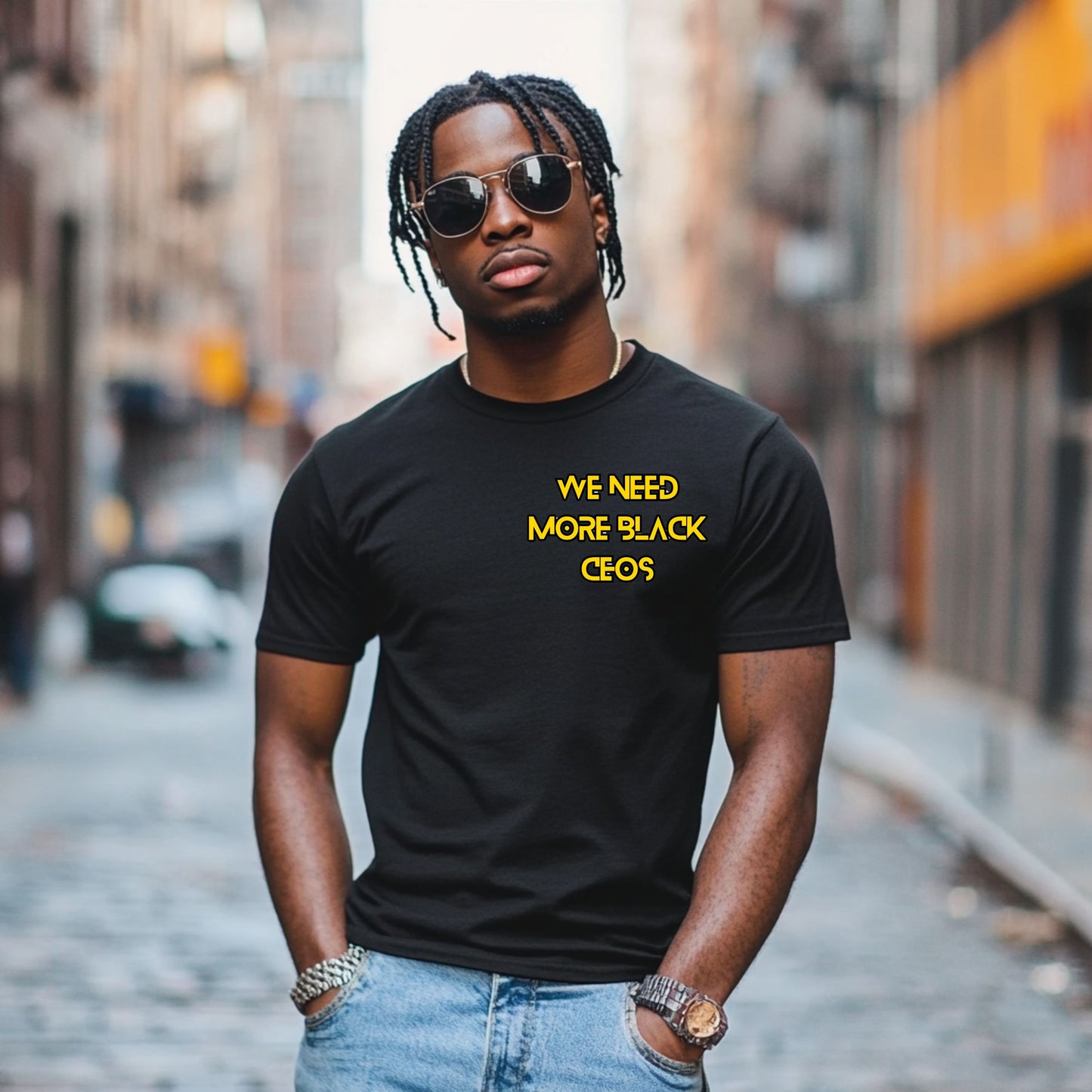 We Need More Black CEOs Embroidered Tee